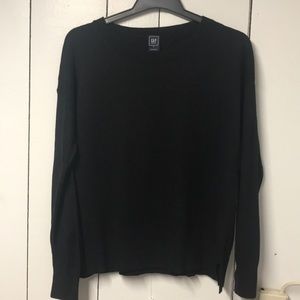 black maternity sweater perfect for layering